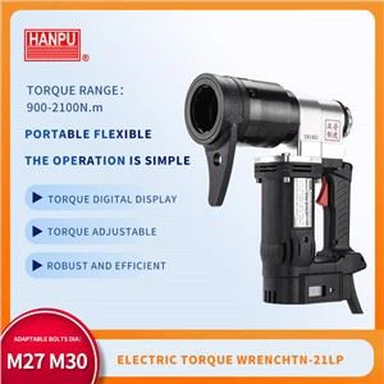 Senjata Torsi Listrik Mengencangkan Baut M27, M30 (1-1/ 8 "1-1/4")